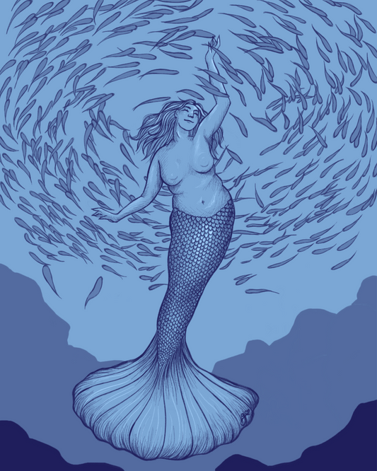 Mermaid Dance Print