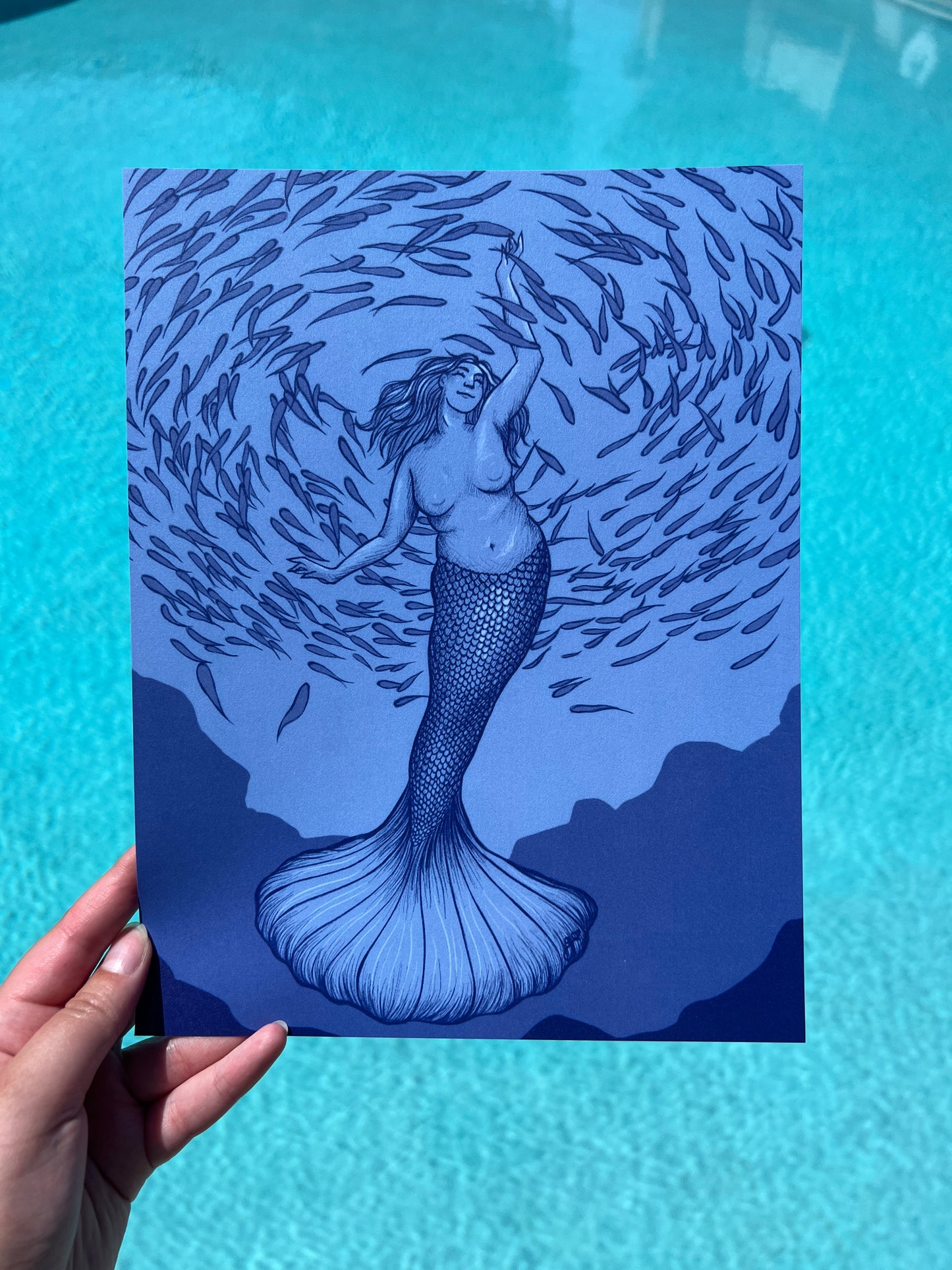 Mermaid Dance Print